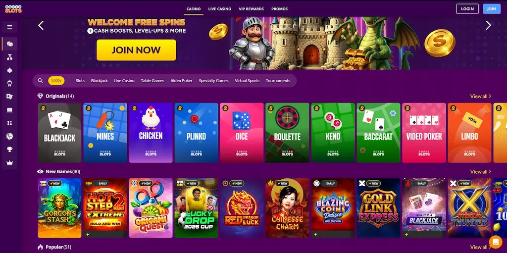 superslots casino mobile may 2026