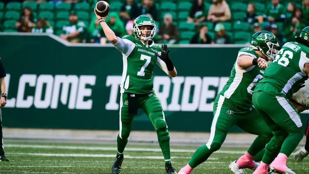 Saskatchewan Roughriders quarterback Trevor Harris - BC Lions vs. Saskatchewan Roughriders CFL West Final Prediction & Picks (Nov. 8, 2025)