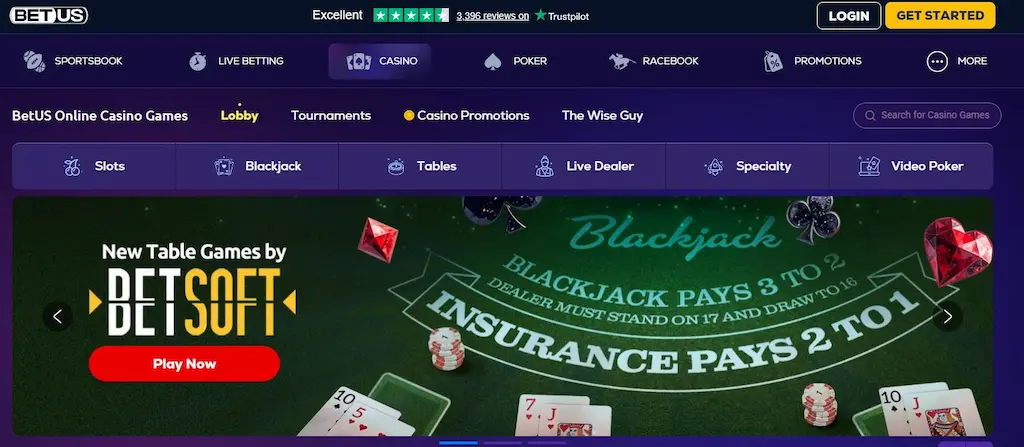 BetUS Casino FI Dec 2025