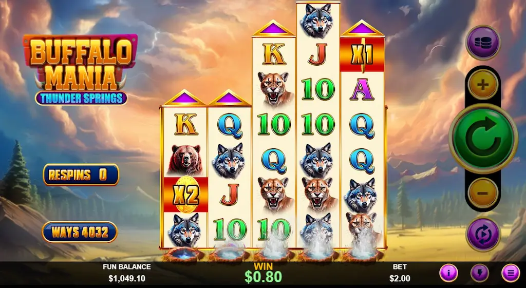 Buffalo Mania Thunder Springs BN News Geyser Eruption Expansion