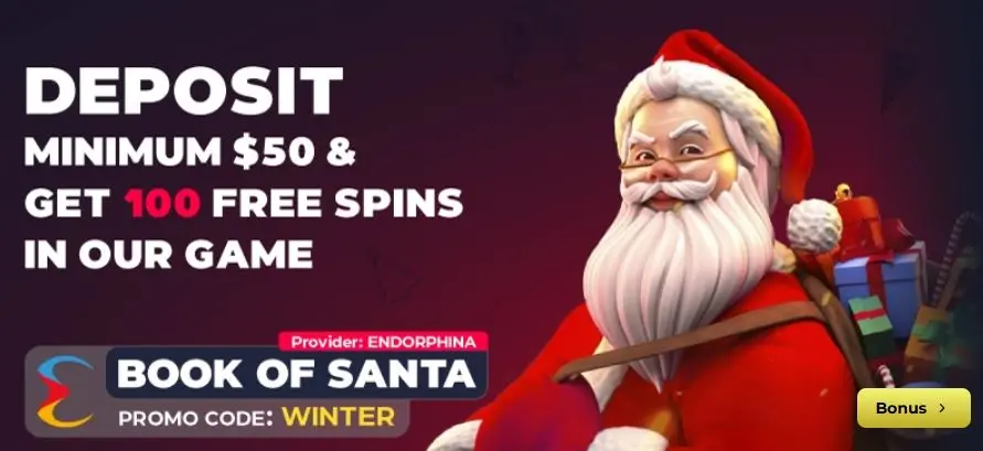 Crypto-Games Book of Santa Promo