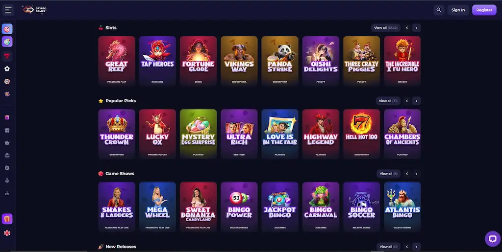 Crypto-Games Games Dec 2025