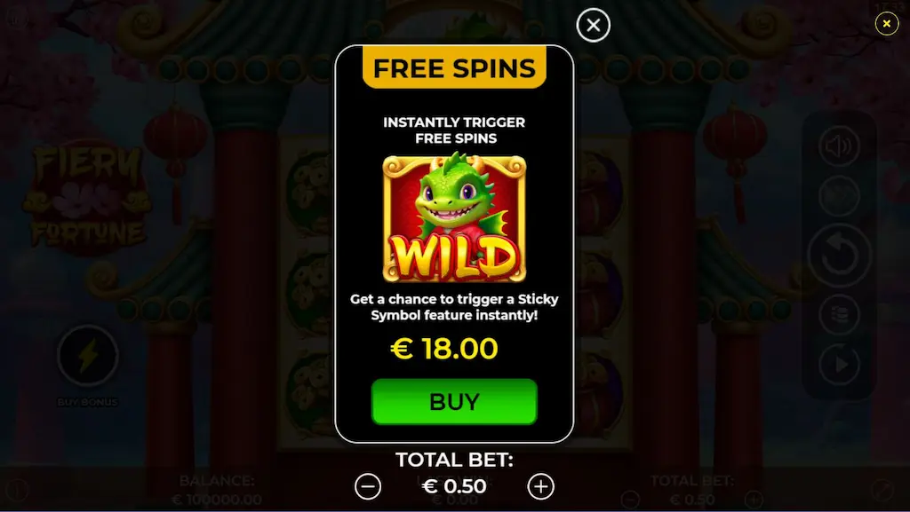 Fiery Fortune Bonus Buy