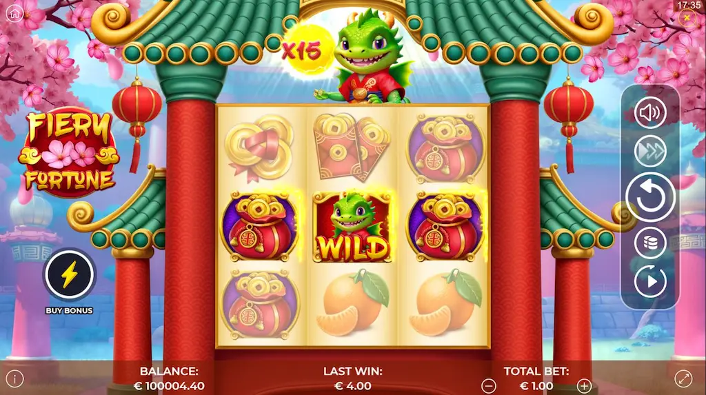 Fiery Fortune main features