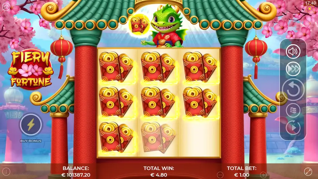 Fiery Fortune Sticky Symbols