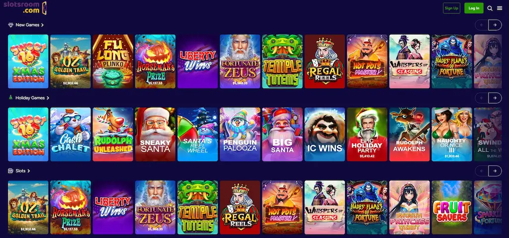 SlotsRoom Games Dec 2025