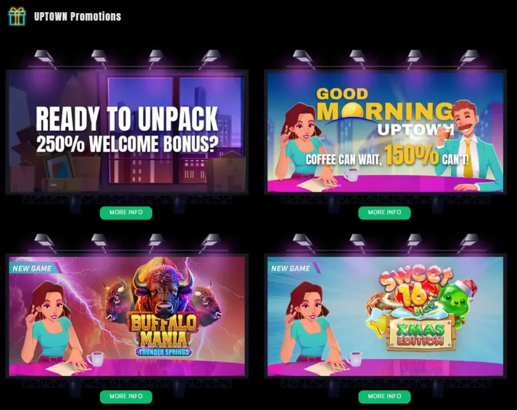 Uptown Aces Casino Promotions Dec 2025