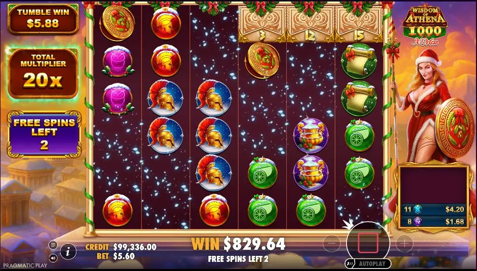 Wisdom of Athena 1000 Xmas main features