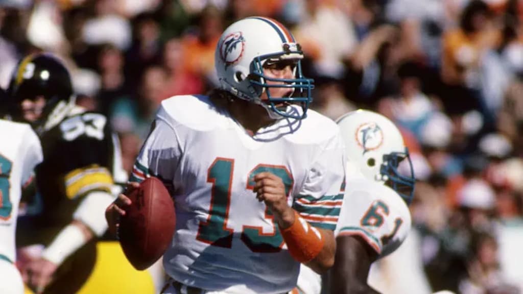 Former Miami Dolphins quarterback Dan Marino, one of the greatest quarterbacks in NFL history