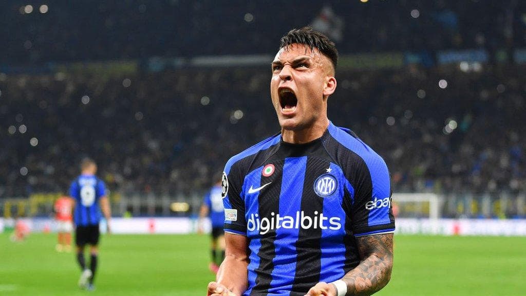 Lautaro Martinez has 11 total goals for Inter Milan this competition season - Inter Milan Liverpool Picks