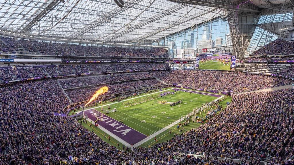 U.S. Bank Stadium is the home of the Minnesota Vikings
