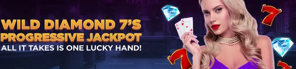 Super Slots Casino Wild Diamond 7s Progressive Jackpot