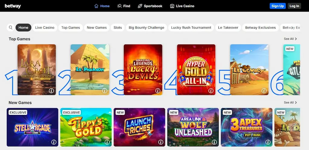 Betway Casino Intl May 2026
