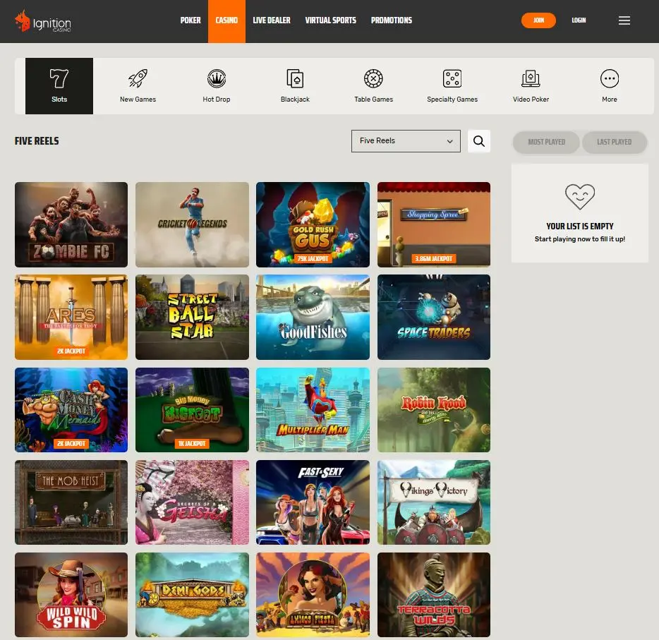 Ignition Casino Betsoft Apr 2026