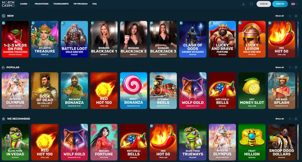 North Casino Intl May 2026
