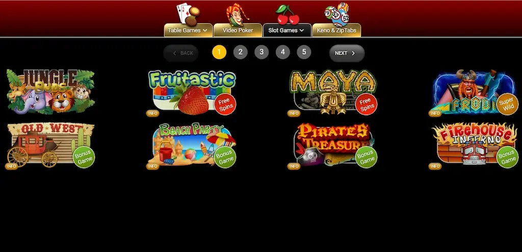 Wagerweb Casino Games Apr 2026