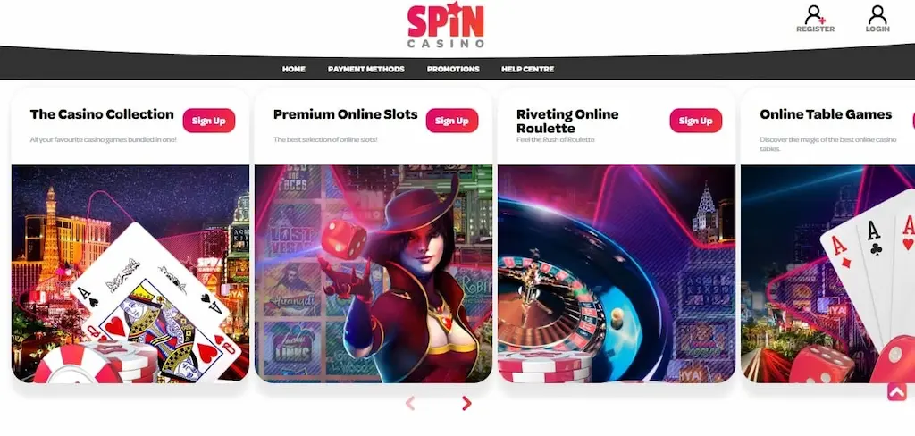 Spin Casino Games Apr 2026