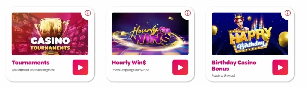 Spin Casino Other Bonuses and Promotions Apr 2026
