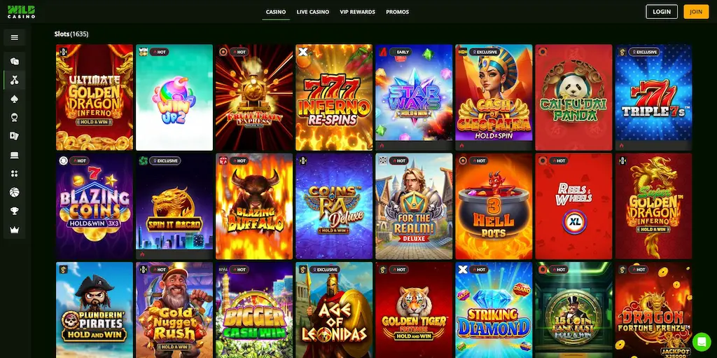 Wild Casino Betsoft Apr 2026