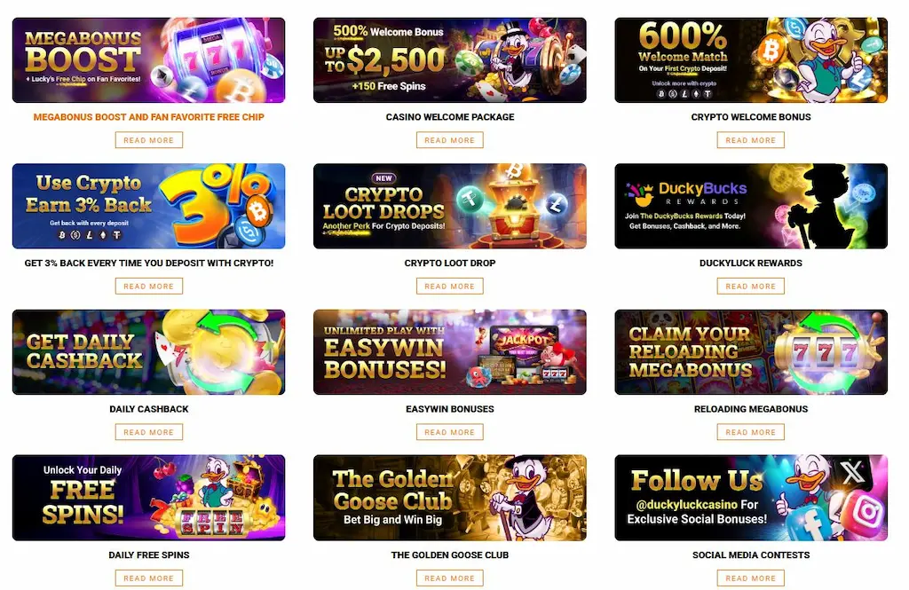 DuckyLuck Casino promotions may 2026