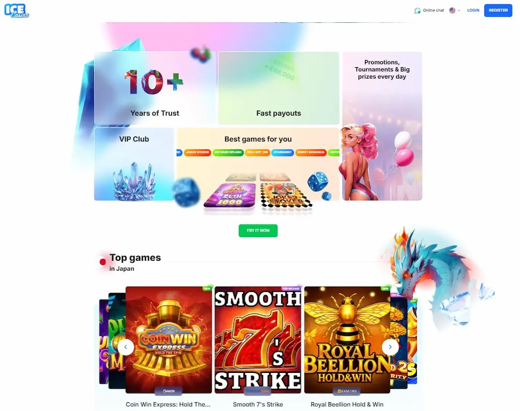 Ice Casino Features May 2026