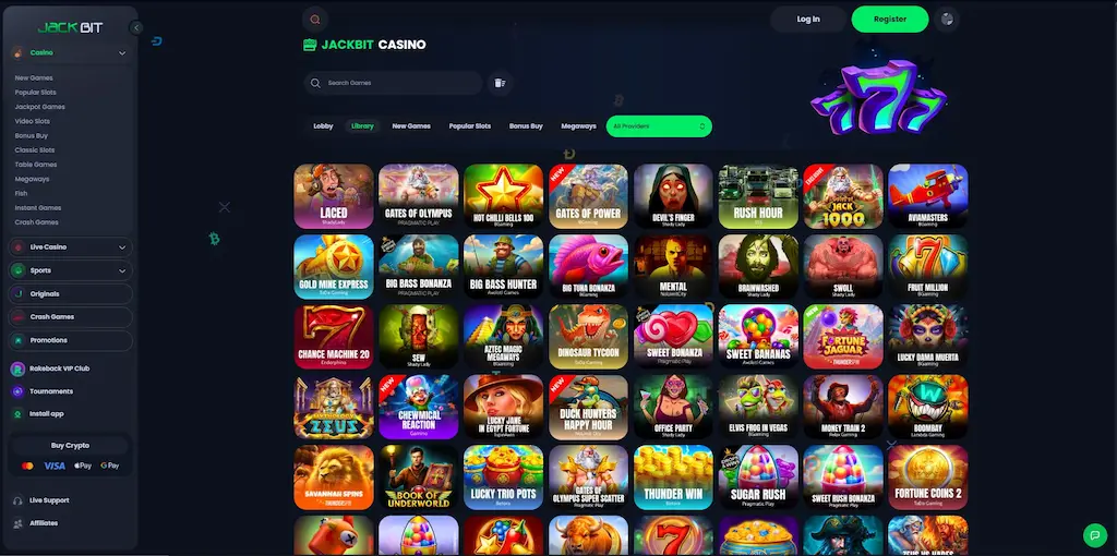 JackBit Casino Games May 2026