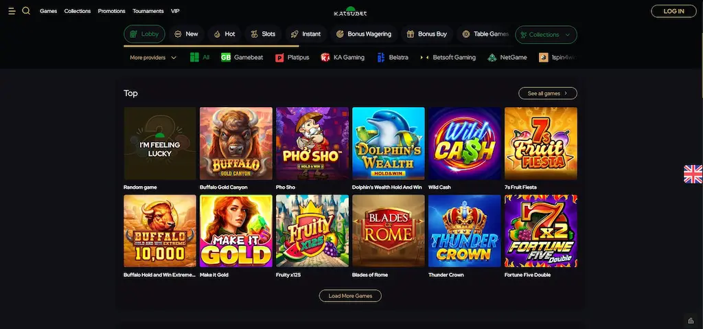 KatsuBet Casino Features May 2026