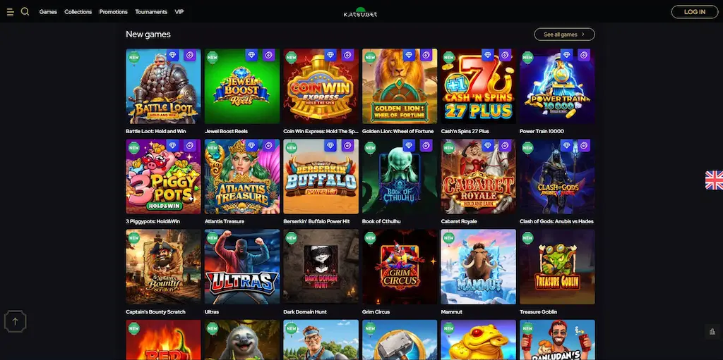 KatsuBet Casino Games May 2026