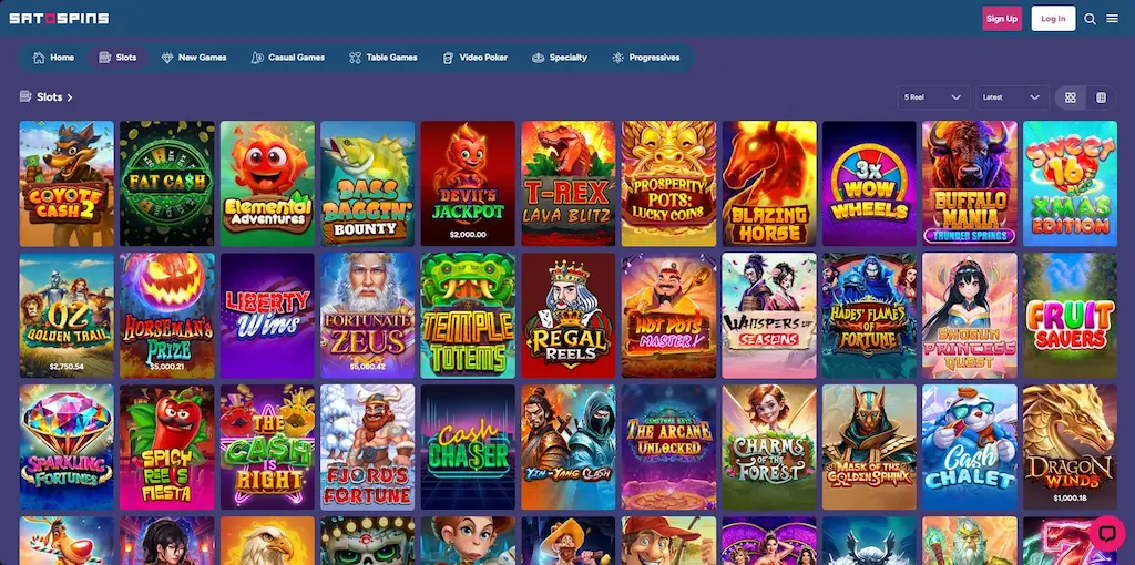 SatoSpins Casino Features May 2026