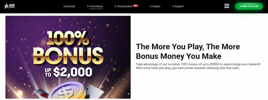 acr poker welcome bonus may 2026