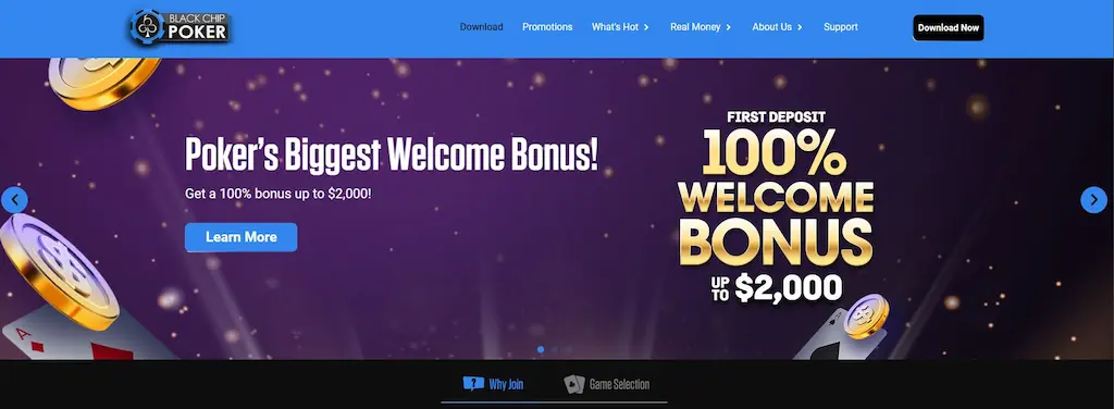 black chip poker home page may 2026