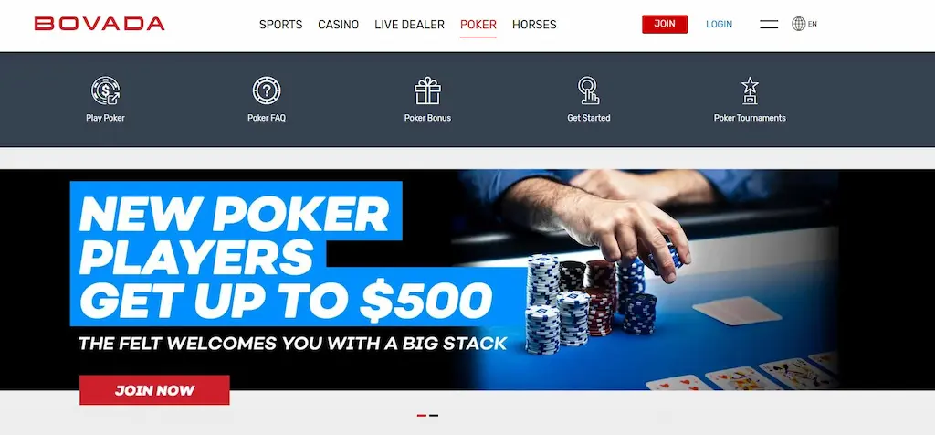 bovada poker home page may 2026