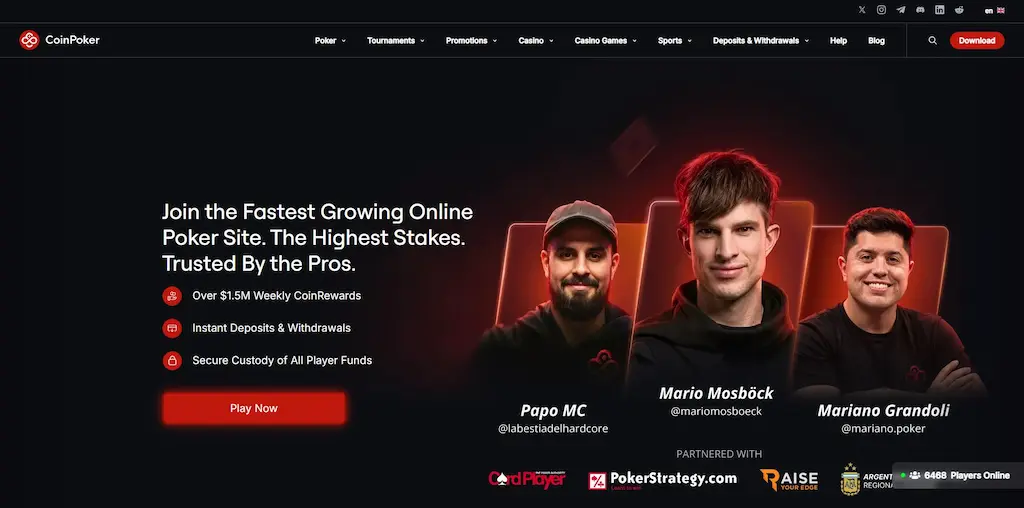 coinpoker home page may 2026