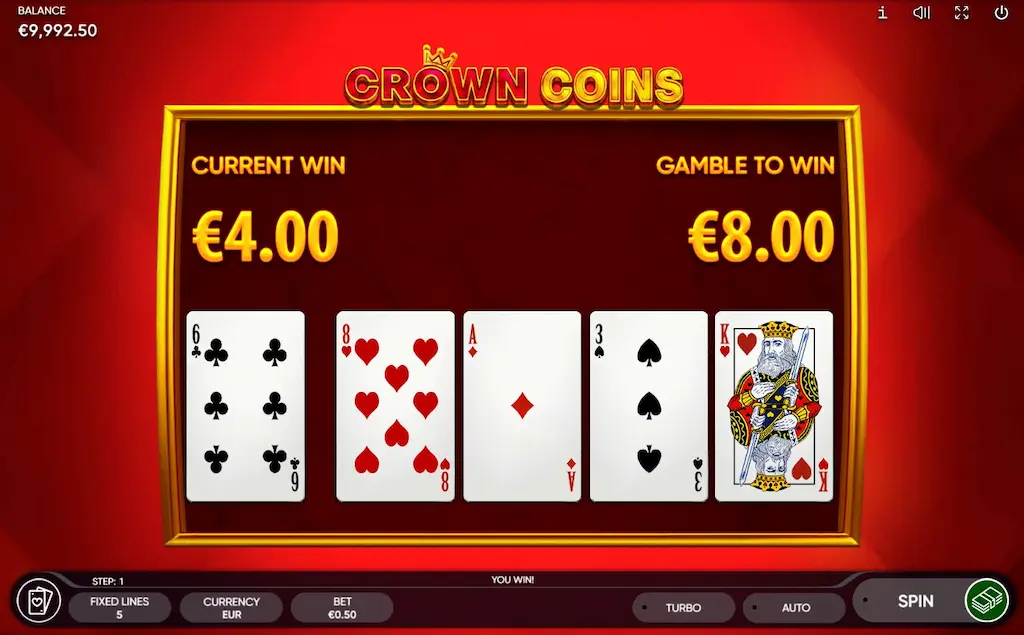 crown coins risk game