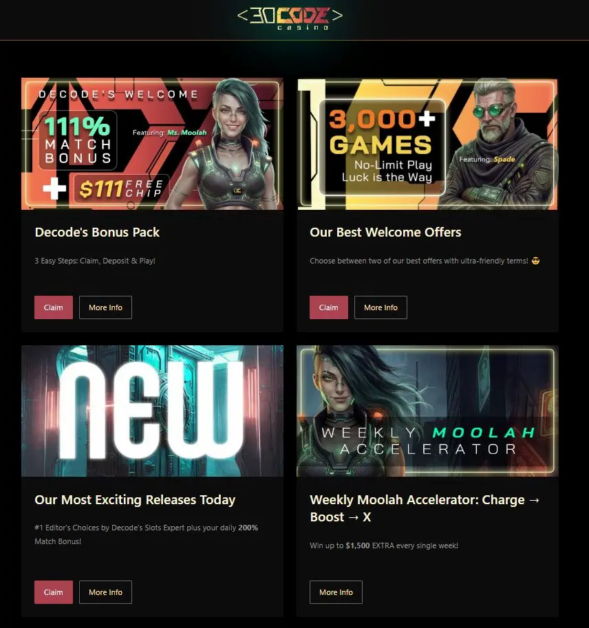 decode casino promotions may 2026