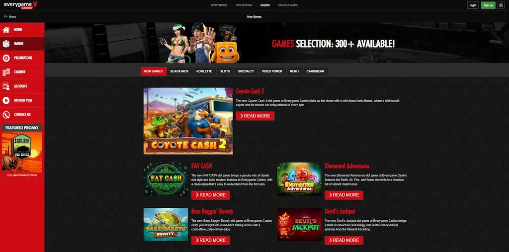 everygame casino games may 2026