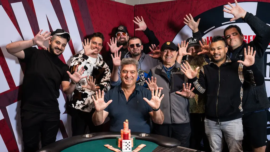 Hamid Izadi Wins 10th WSOPC Ring at Harrah's Cherokee