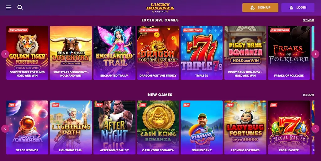 lucky bonanza games may 2026