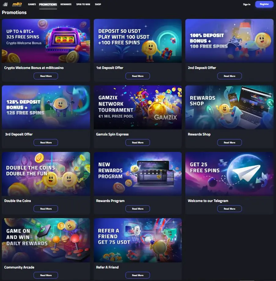 mBitcasino Promos May 2026
