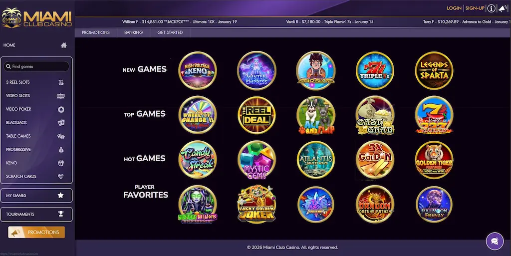 miami club casino features may 2026