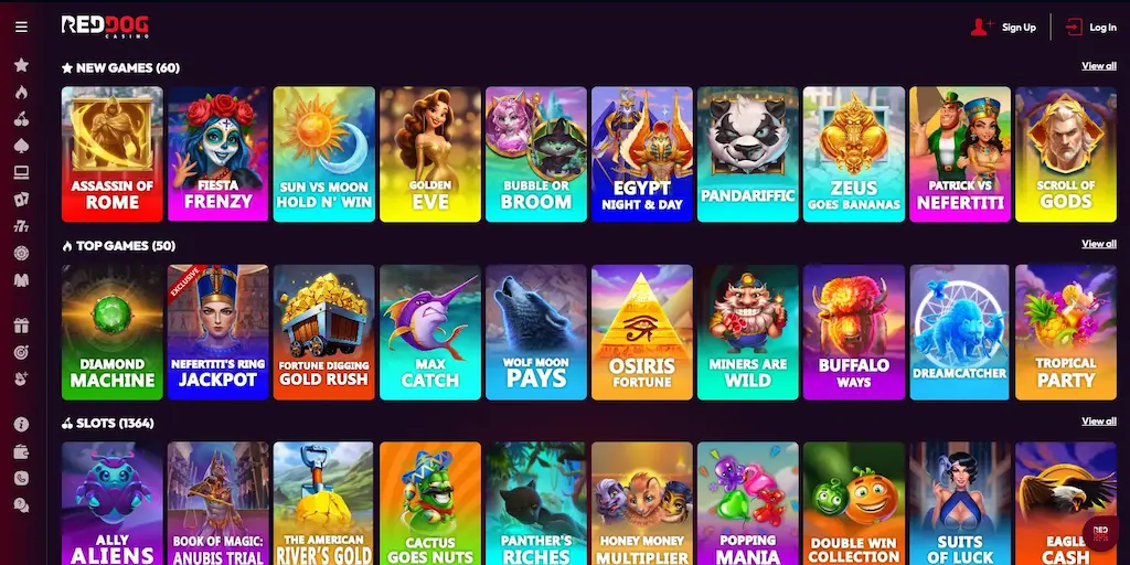 red dog casino games may 2026