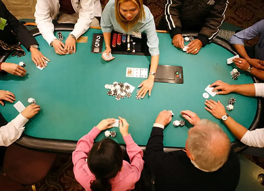 seven card stud poker game