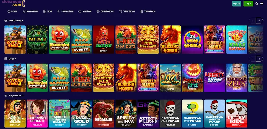slotsroom casino games may 2026