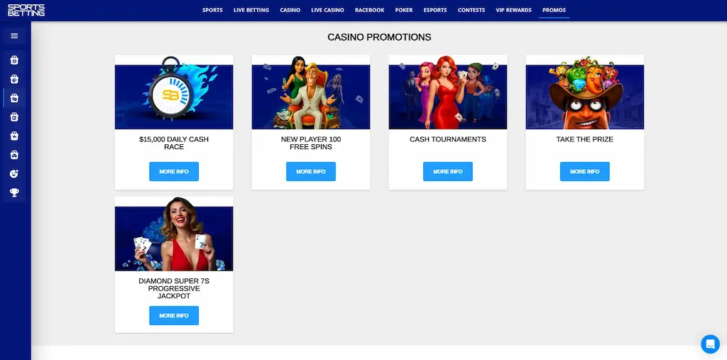 sportsbetting casino promotions may 2026