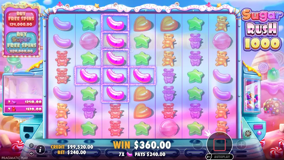 sugar rush 1000 gameplay