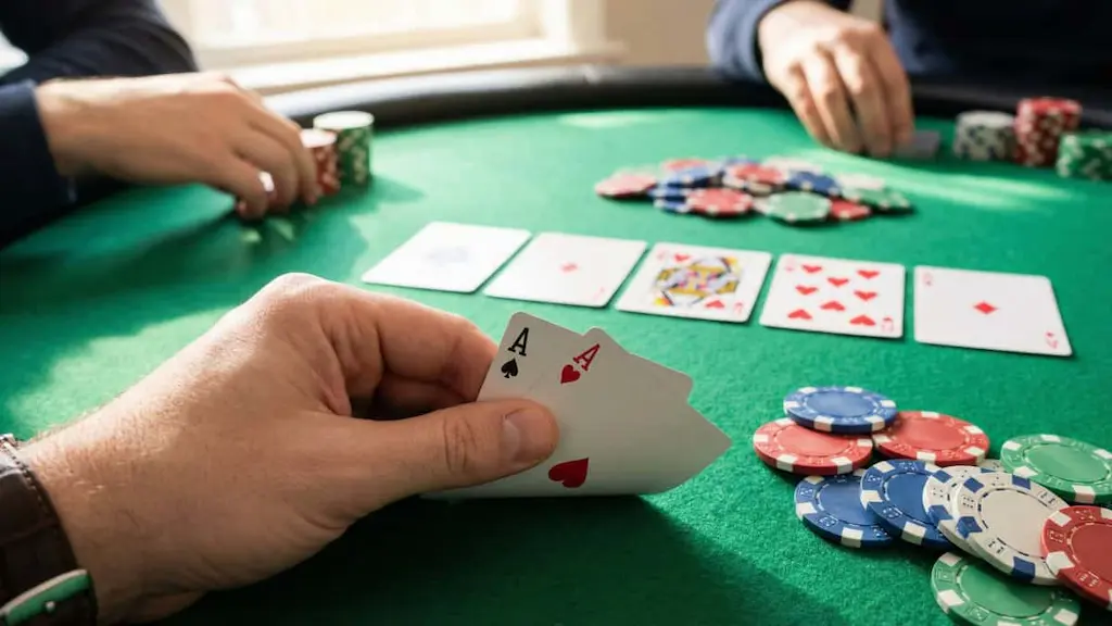 texas hold'em poker AAs