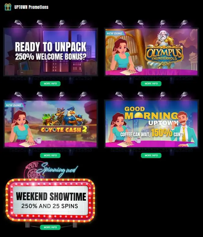 uptown aces casino promotions may 2026