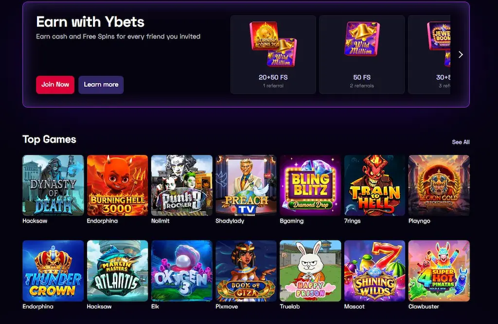 ybets casino features may 2026