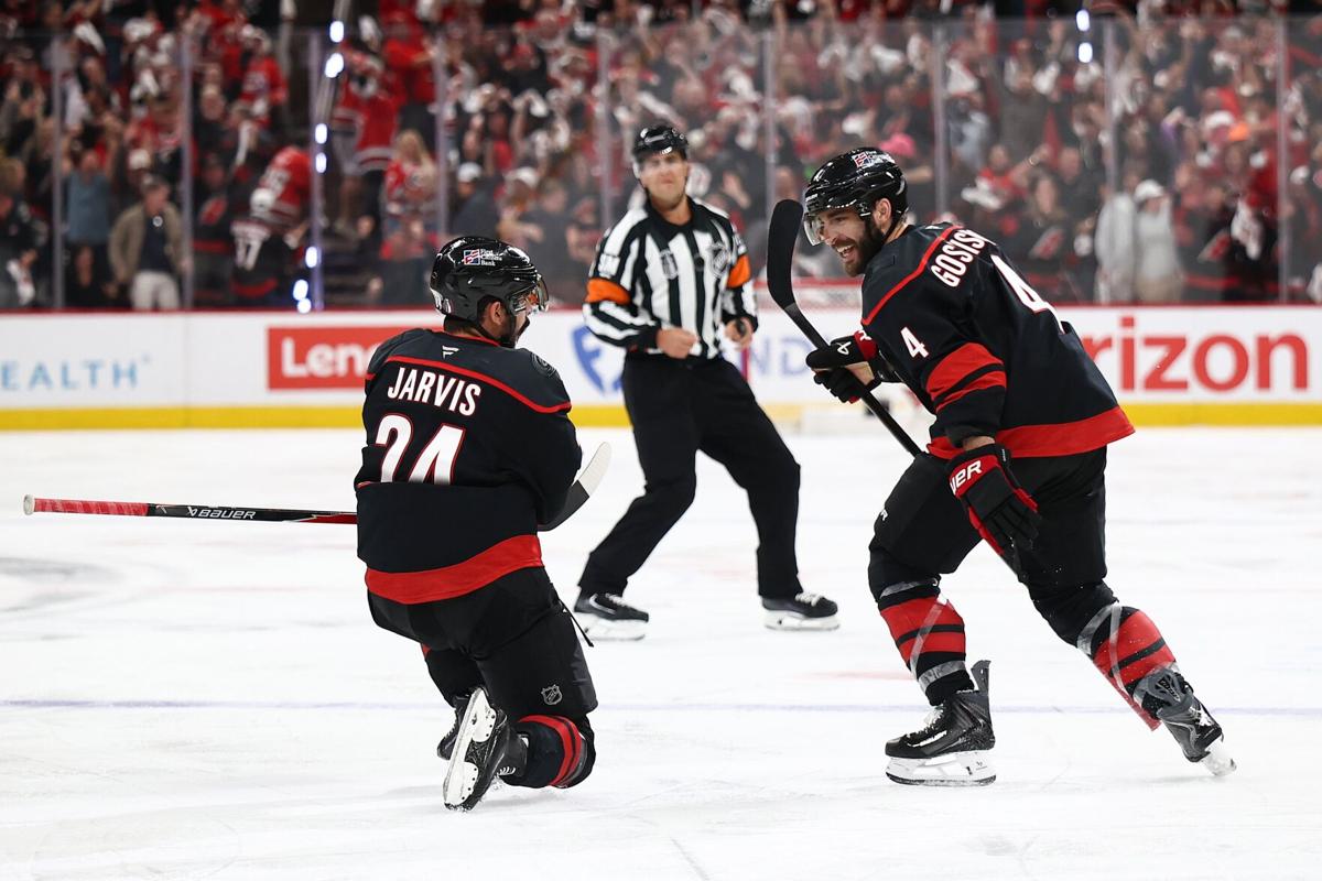 Seth Jarvis and Shayne Gostisbehere