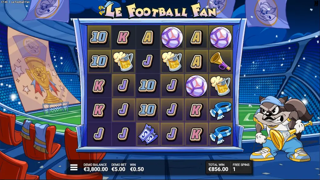 le football fan bonus game all that glitters is gold